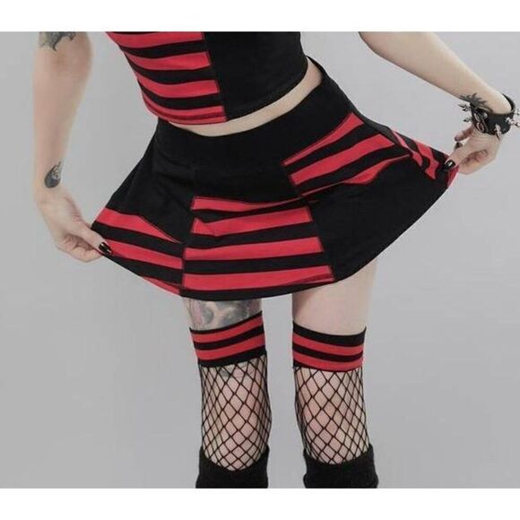 Widow Beautiful Oblivion Patchwork Skirt - Picture 2 of 5